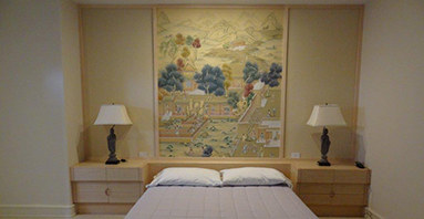 Custom bed and night stands