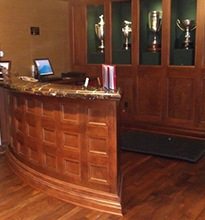 Trophy Case and Desk